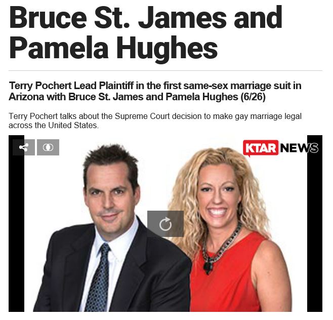 Bruce St. James and Pamela Hughes