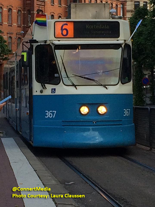 Tram / Bus in Gothenburg, Sweden